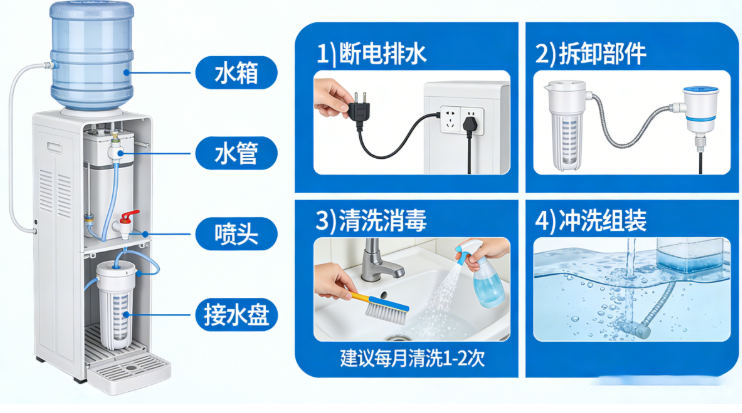 饮水机清洗的重要性